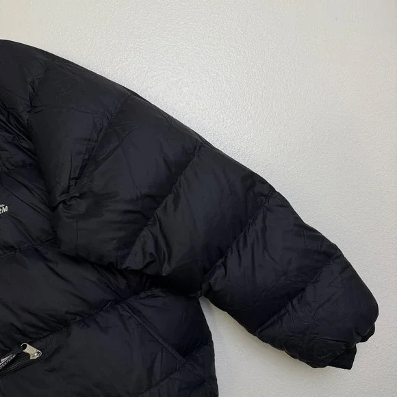 Cape Storm Pertex Down Puffer Jacket Mens XL Black Pullover Zip Snap Anorak Ski